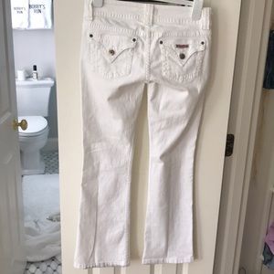 Hudson Signature Bootcut White Jean